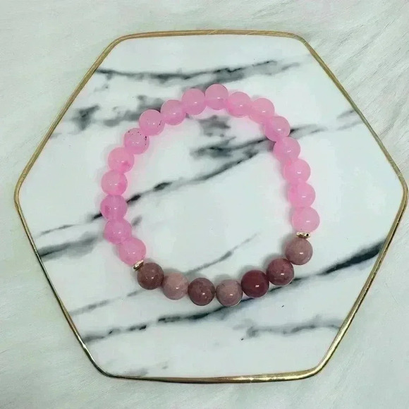 The Pink Team Beaded Handmade Bracelet - Picture 3 of 7